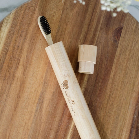 Bamboo Travel Toothbrush Case