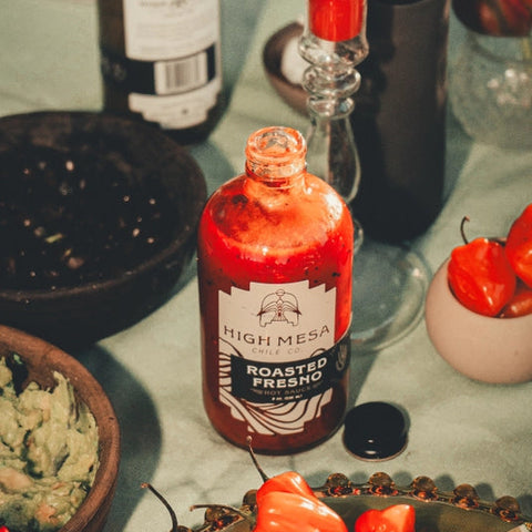 Roasted Fresno Hot Sauce