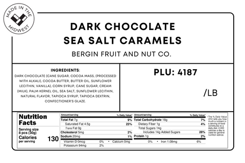 Dark Chocolate Sea Salt Caramels