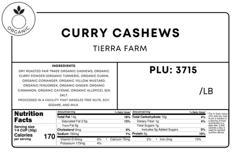 Curry Cashews