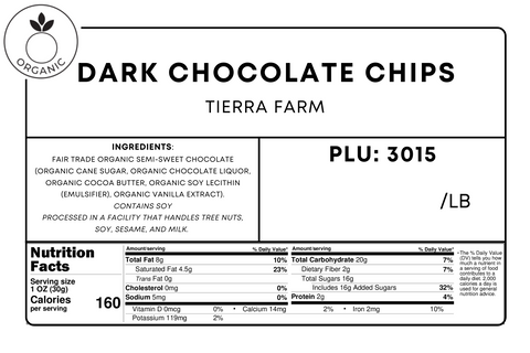 Dark Chocolate Chips