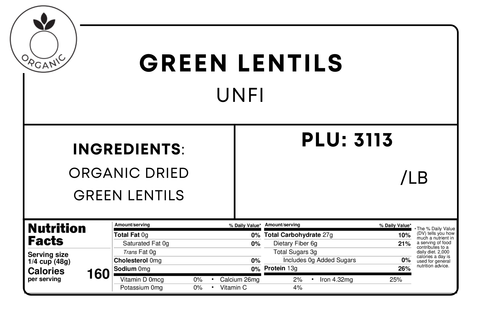 Green Lentils
