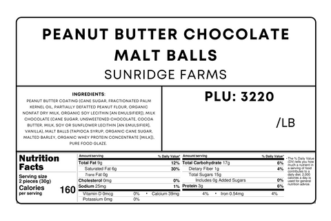 Peanut Butter Malt Balls