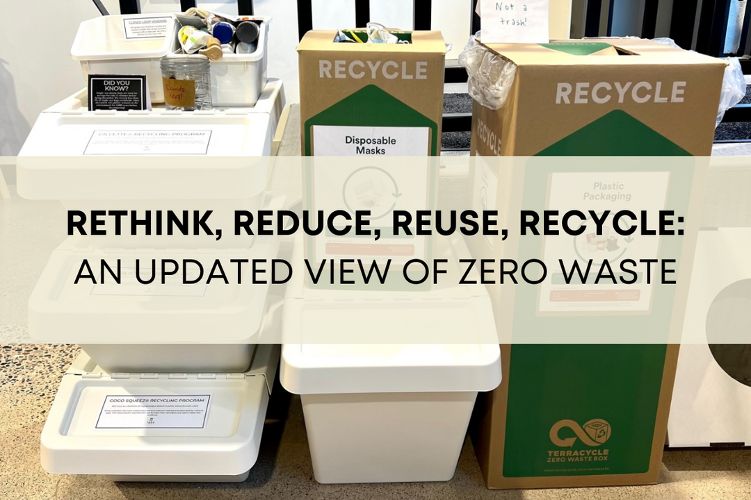 Rethink, Reduce, Reuse, Recycle: An Updated View of Zero Waste – Tare ...