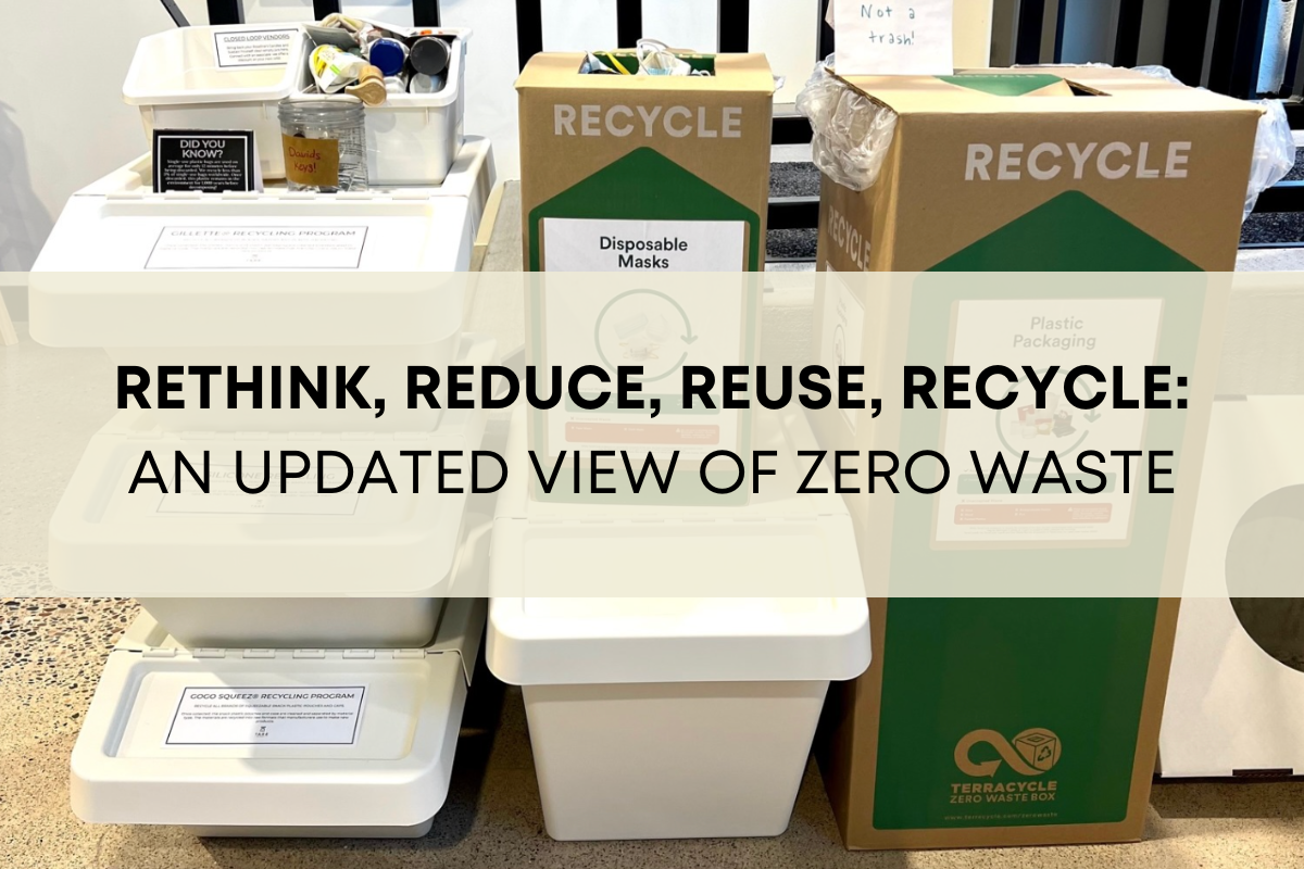 Rethink, Reduce, Reuse, Recycle: An Updated View of Zero Waste– Tare Market