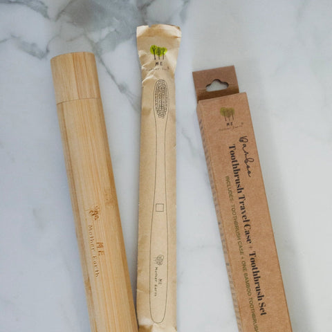 Bamboo Travel Toothbrush Case