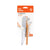 Garlic press with packaging on a white background