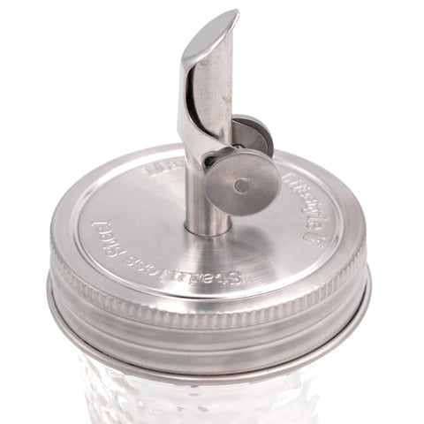 Mason Jar Oil Spout Lid