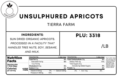 Unsulphured Apricots
