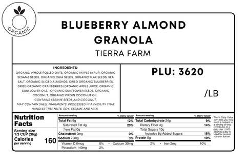 Blueberry Almond Granola
