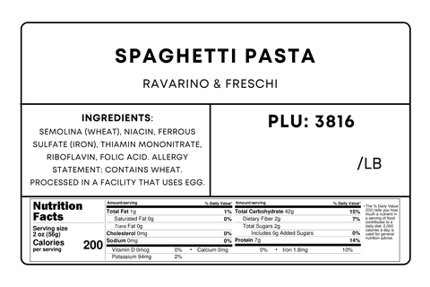 Spaghetti Pasta