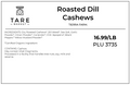 Roasted Dill Cashews