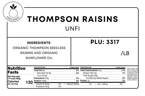 Thompson Raisins