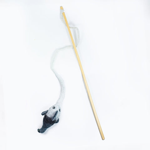 Fish Wand Cat Toy