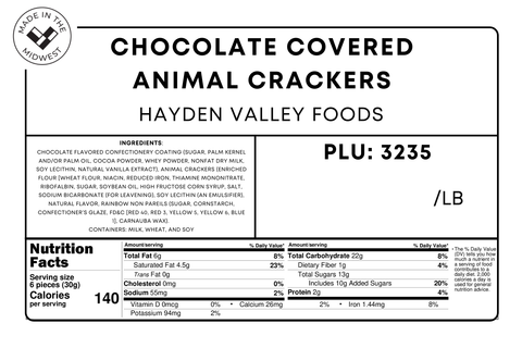Chocolate Covered Animal Crackers