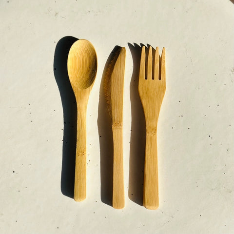 Single Bamboo Utensil