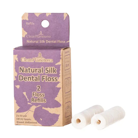 Natural Silk Dental Floss Refill 2-Pack