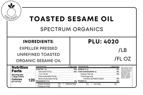 Toasted Sesame Oil
