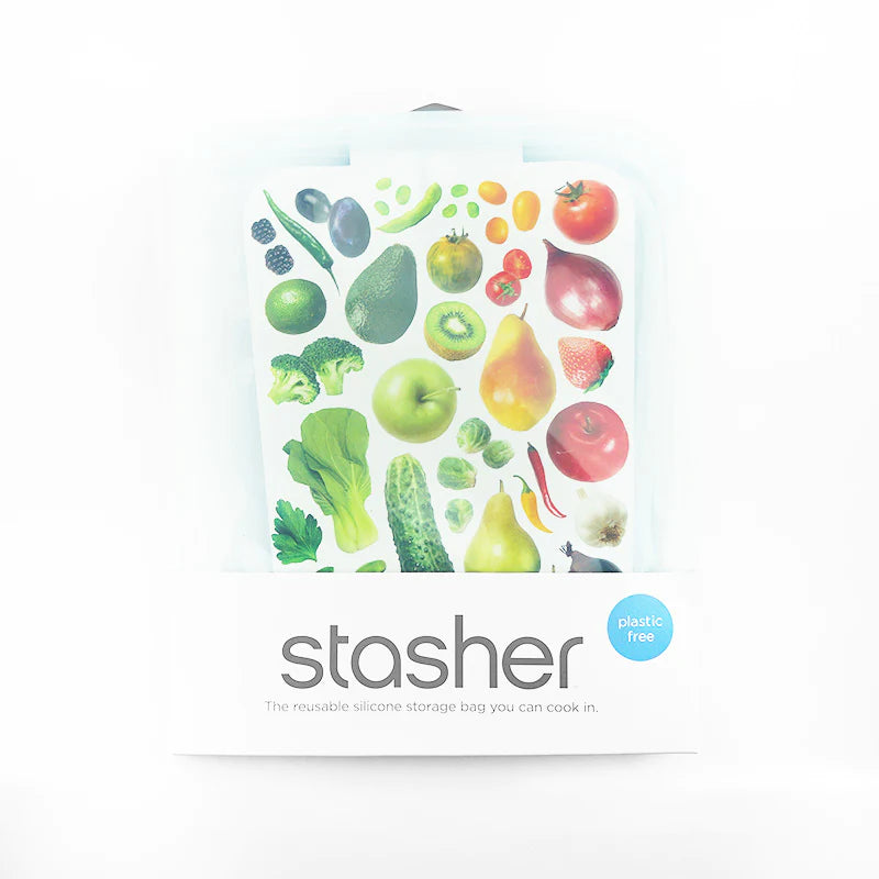 Reusable Silicone Storage and Cooking Bags, Clear