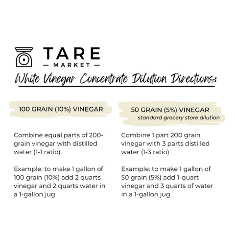 White Vinegar Concentrate